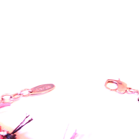 Joomi Lim Women's Onxy Sparkle Bling Gemstone Cystal Fringe Bracelet NWOT 158 - Picture 5 of 10